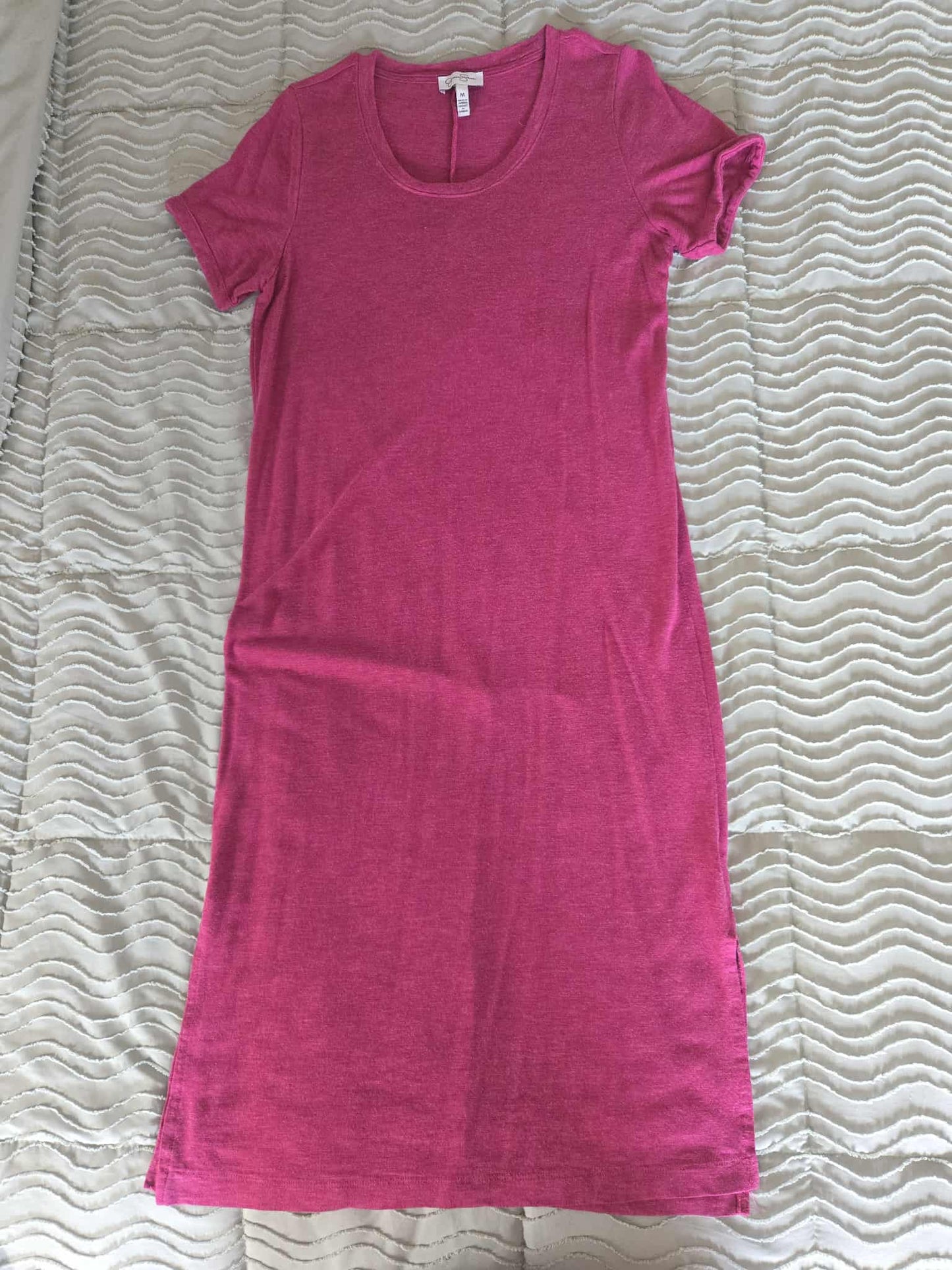 Long pink dress