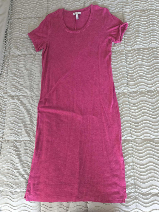 Long pink dress